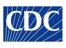 cdc logo blue rectangle with white letters reading cdc